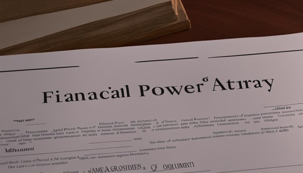 Legal framework of financial power of attorney